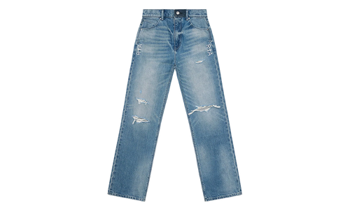 Jonas Straight Leg Jeans "Ripped Medium Wash" MF24D673 B1327RMEDW