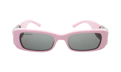 Rectangular Frame Sunglasses WMNS "Pink / Silver" BB0096S 012