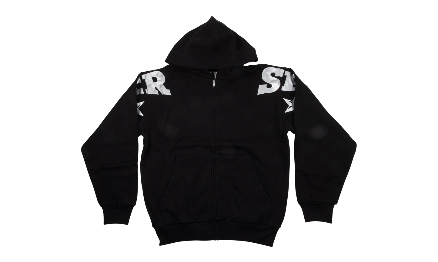 MX555 ZIP HOODIE "Black" SP5der303