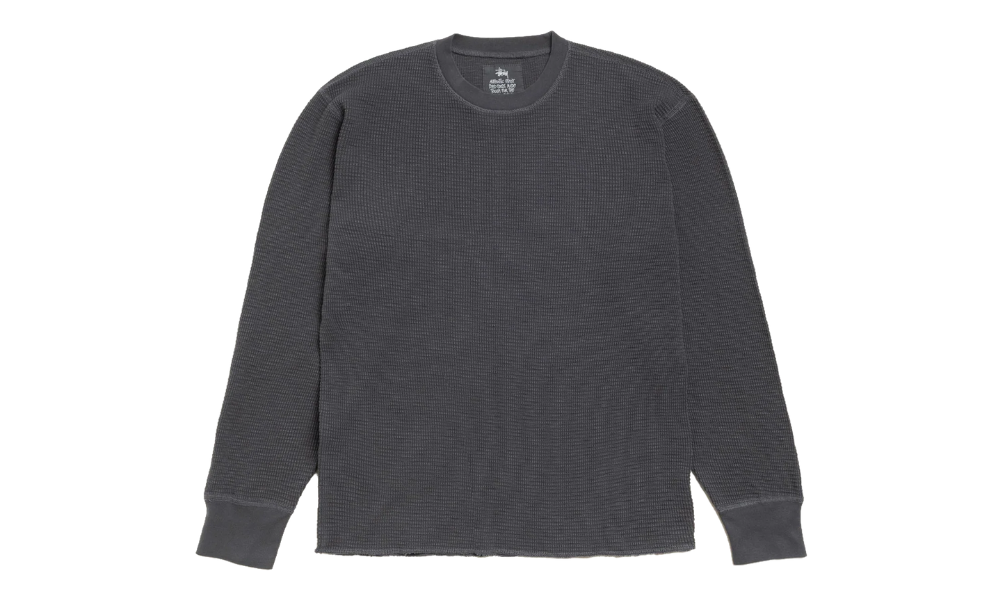 PIGMENT DYED LS THERMAL "Faded Black" STUS405