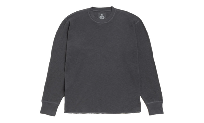 PIGMENT DYED LS THERMAL "Faded Black" STUS405