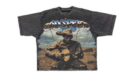 Guitar Player Tee "Grey Wash" GS052