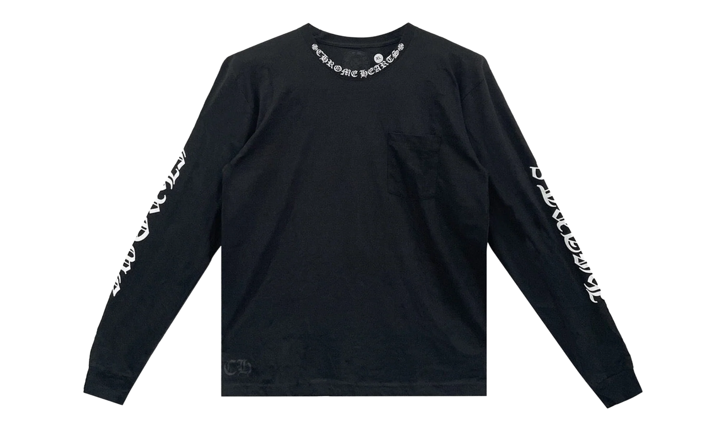 Script Collar Logo Long Sleeve "Black" CHRM0819