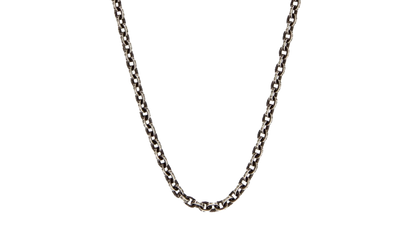 16" Paper Chain Necklace "Silver" CHRM1175