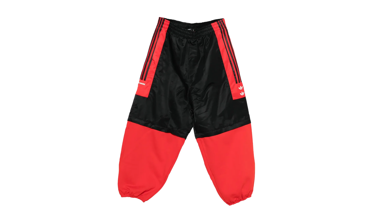 CHAVARRIA FLEECE ZIP OFF PANT "Black / Red" KD9359