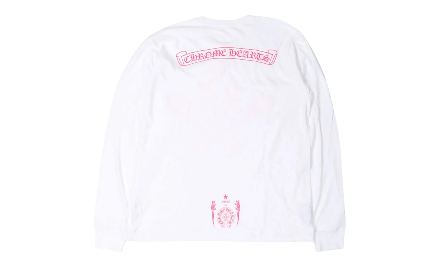 FOTI Long Sleeve T-Shirt "White / Neon Pink" CHRM0918