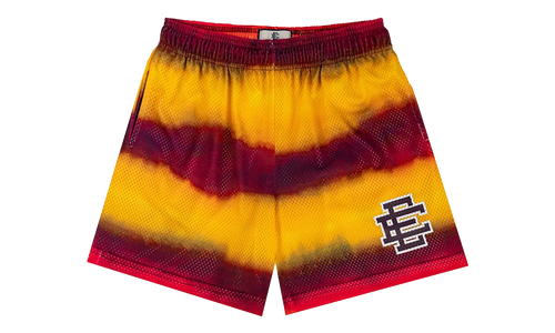 EE BASIC SHORT "SS24 - Yellow/Red Stripe" EE550