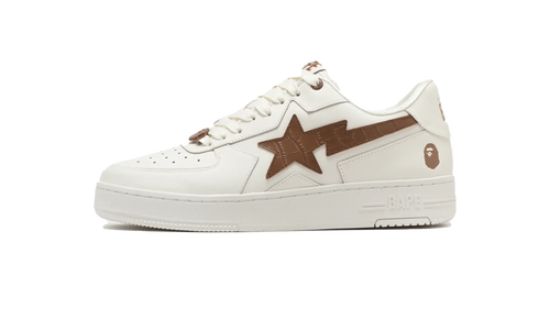 A Bathing Ape Sta Icon #1 "White Brown Croc" 001FWL301306M BRW