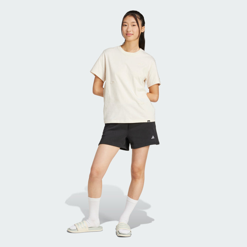 Women's adidas Lounge Slide Graphic Tee