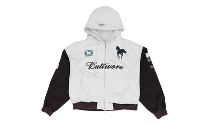 Buttivore Zip Hoodie "White" PI00008