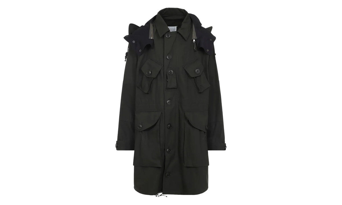 Twill Cargo Military Coat Olive "Olive Green" S50AM0642M35515814