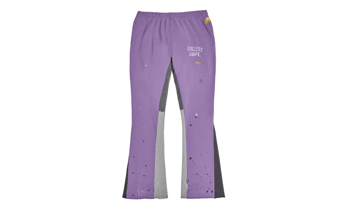 GD Logo Paint Splatter Flare Sweatpants "Purple White Multi" GDGLFSP