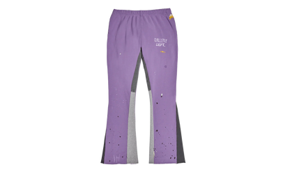GD Logo Paint Splatter Flare Sweatpants "Purple White Multi" GDGLFSP