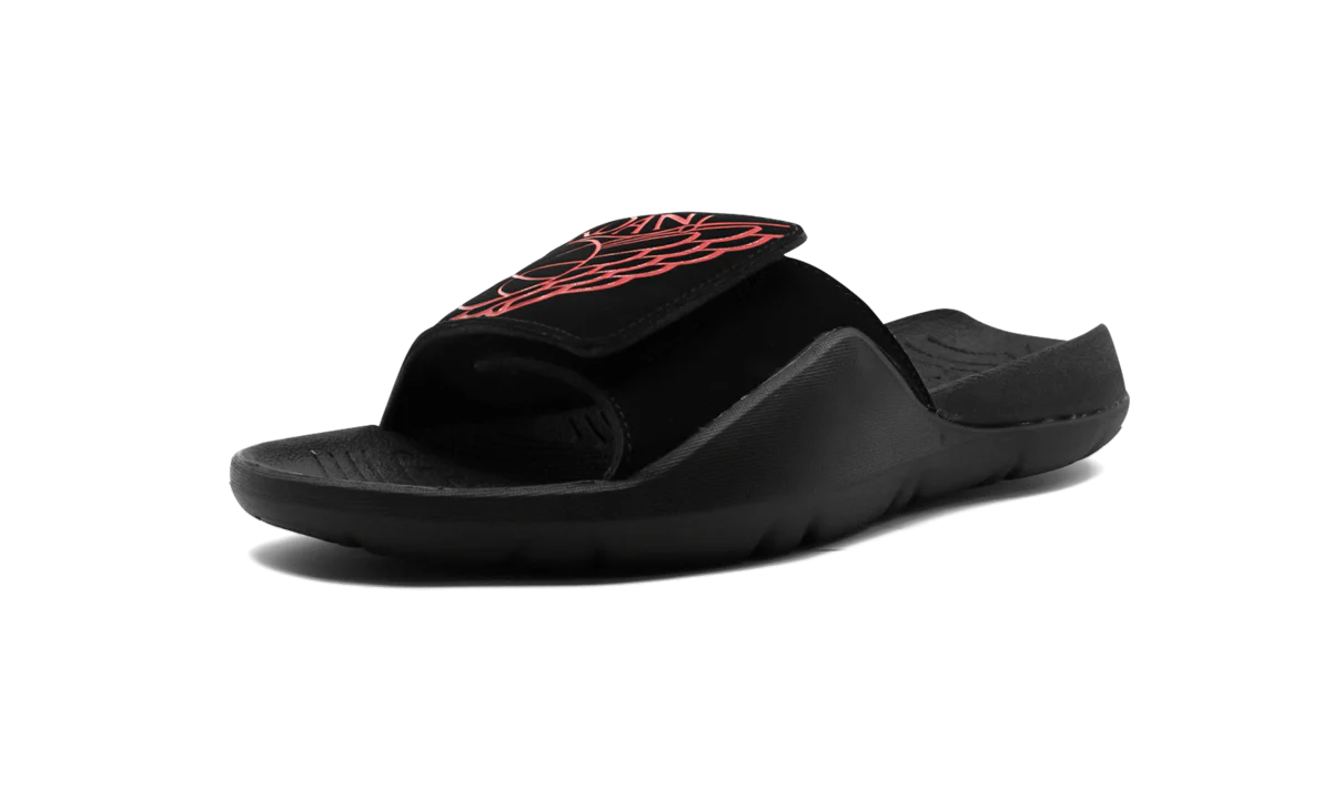 Jordan Hydro 7 "BLACK / UNIVERSITY RED-BLACK" AA2517 062