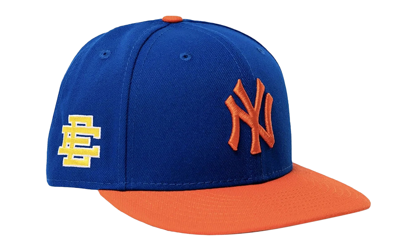 59FIFTY MLB FW21 NY YANKEES FITTED HAT "ERIC EMANUEL - Royal/Team Orange" EE422