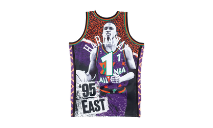 NBA Sublimated Anfernee Hardaway Swingman Jersey "1995 All Star East - Black" SMJYNG18432 ASEBLCK95AHA