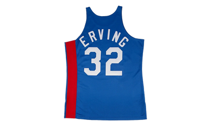 NBA Julius Erving Authentic Jersey "1973 New York Nets - Blue" 72263E973JUERV