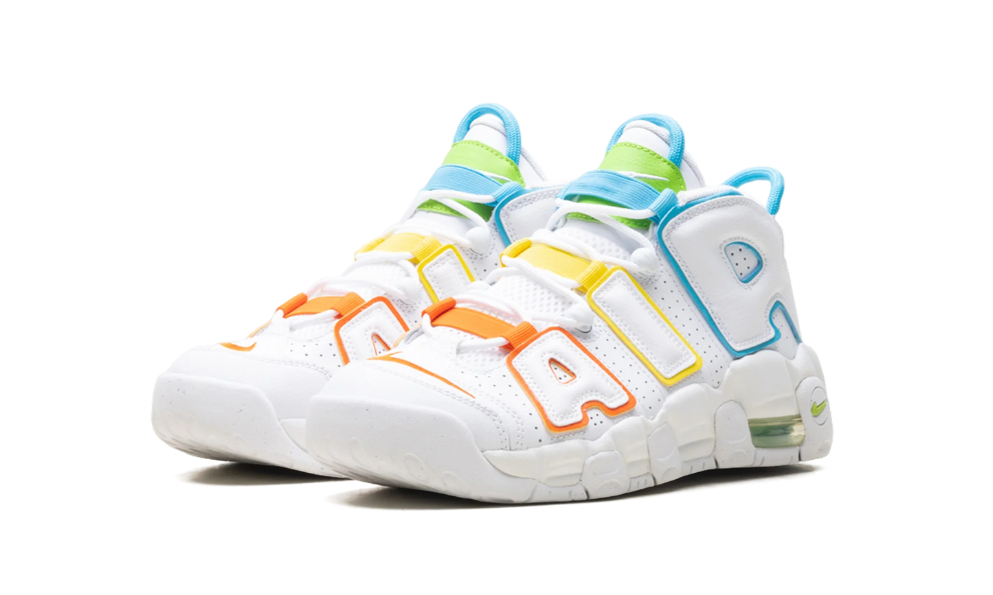 Air More Uptempo GS "White Multi-Color" FJ4624 100