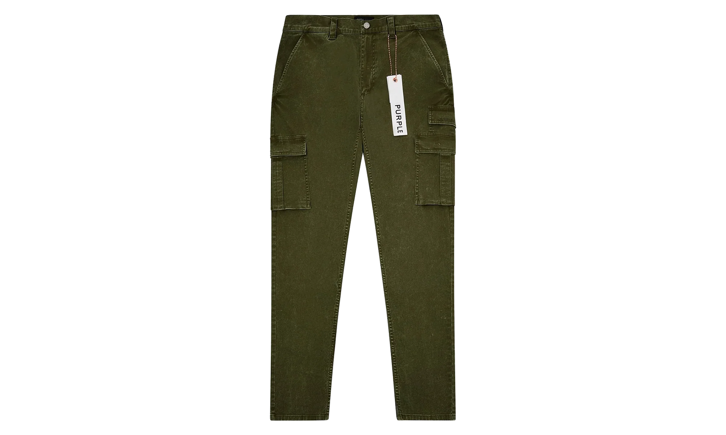 Brushed Twill Cargo Pant "Green" M5075 BTMI225