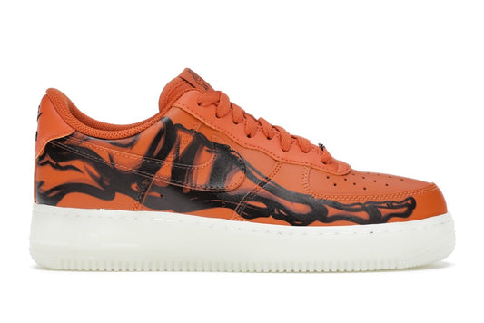 Air Force 1 Low Orange Skeleton