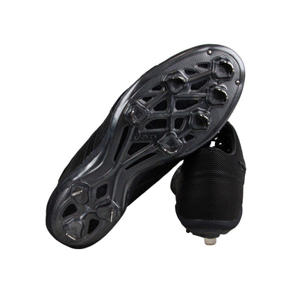Asics Crossvictor Qt K603Y-9090 Mens Black Athletic Baseball Cleats Shoes