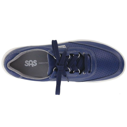 Women's Sporty Lux Lace Up Sneaker in Blue Perf