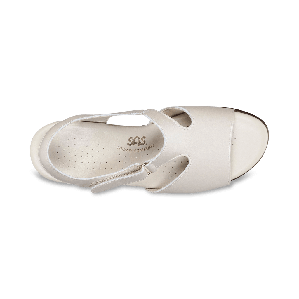 Women's Suntimer Heeled Sandal in Pearl Bone