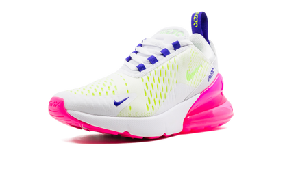 AIR MAX 270 MNS WMNS"White/ Pink Blast/ Volt" DH0252 100