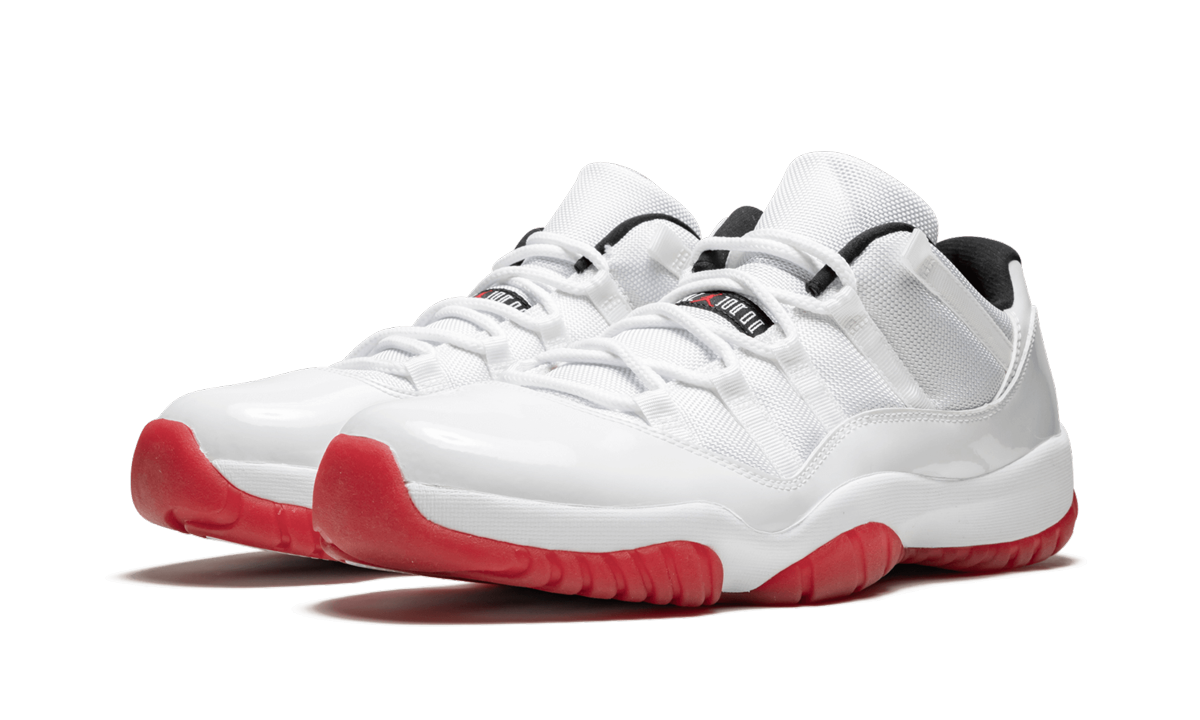11 Retro Low "White/Varsity Red" 528895 101